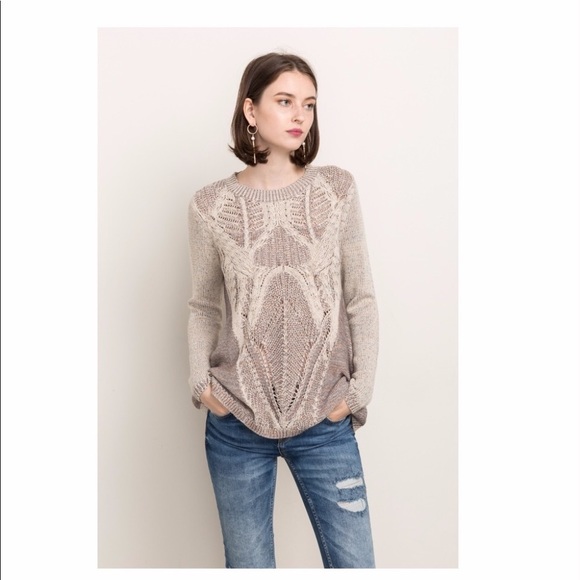 Mystree Sweaters - Reversed Textured Oversized Sweater